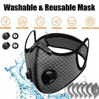 Reusable Half Face Respirator Mask Anti Dust Pollution Facepiece With Filters