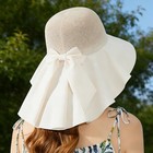Breathable Uv-mesh-sun-bucket-hats For Women - Summer Wide Brim Bucket Beige