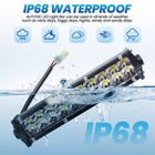 Led Headlight Light Bar Lighting Kit Driving Lamp For 7 8    Handlebars Dirt Bike