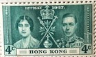 1937 Hong Kong Coronation Stamps 151-153