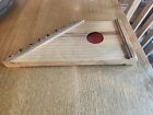 Vintage Wooden 15 String Dulcimer Lap Harp Instrument  