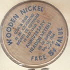 1964  Napanee  Ontario Canada  100th Anniversary  Lennox addington Wooden Nickel
