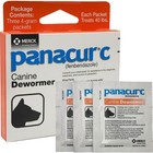 4x Panacur C Canine Dewormer Dogs 4 Gram Ea Treats 40 Lbs - 12 Total Packs 2027