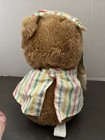 Fisher Price 1985 Teddy Beddy Bear  10  Vintage Plush Stuffed Animal 1401 Doll