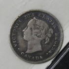1888 Canada 5 Cents Silver