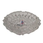 St Pauli Girl Ashtray Glass Germany Ale Brew Beer Brewery Smoker Vintage Round