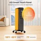 Radiator Heater 1500w Electric Portable Space Oil Filled Heater With Lcd Display