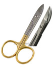 New Dental Curved Crown Scissors 4 5  Wire Cutting Orthodontic Steel Instruments