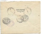 Argentina To Usa Registered Cover 1936 Very Nice Franking 