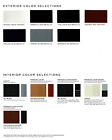 2025 Cadillac Xt5 Factory Exterior   Interior Colors Selections Brochure New  