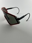 Oakley Eyeshade Matte Red Frame Grey Lens 03-008 Gen 1 Og 80   s Rare