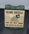 Belding Corticelli Silk Twist Thread - Antique Gold - 12 Spools In Original Box