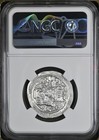 Sasanian Empire Bahram V Ad 420-438 Ar Drachm Crowned Bust Ngc Ms Grade