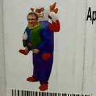 Adults Mens  ladies Inflatable Clown Halloween Costume Funny Fancy Dress