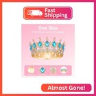 Papoopy Crown For Women  Queen Crown Tiara For Birthday Wedding Party Decoration