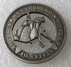 1884 Sexy Couple Hobo Nickel Dollar Coin Amazing Art Hollow Cut Metal Craft