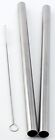 2 Super Wide Stainless Steel 9 5  Long X 1 2  Wide Drink Straw Smoothie Thick
