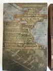 Antique Letterpress Printing Plates On Wood Blocks  Printer s Industrial Art