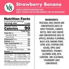 V8 Strawberry Banana 100  Fruit And Vegetable Juice  8 48 Fl Oz  pack Of 4  