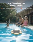Vevor Solar Pool Ionizer Petal Copper Pool Ionizer Up To 45000 Gal Yellow