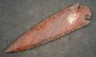 Bent Thin 6  Flint Arrowhead Spear Project Point Knife Blade Bb711
