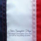 American Flag 3x5 Outdoor Nylon Usa Made With Embroidered Stars   Sewn Stripes