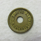 Chloride Nm New Mexico   Ghost Town   V J Romero Gf One Drink Token Saloon 1917