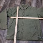 Military Cold Weather Permeable Jacket Deck Coat Medium 1980s Faded