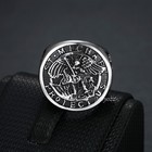 Mens Stainless Steel Catholic Archangel St Saint Michael Ring Size 7-15 Gift