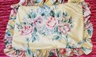 Vintage Ralph Lauren Evelyn Boudoir Breakfast Pillow Shams W blue Bows  Nwt  
