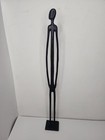 24    Tall African Bronze Figural Man Sculpture