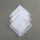 50pcs   A Lot White Lace Cotton Handkerchiefs Lace Wedding Hanky Handkerchief