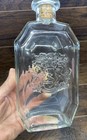Vintage Schenley Octagon Glass Whiskey Decanter Bottle W  Stopper Mcm