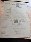 Wwi 1916 17 Field Service Postcards To Mrs H Valentine  Brentwood Essex X3