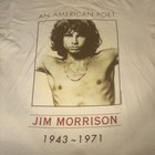 Vintage Band T-shirt Jim Morrison Doors  An American Poet 1999 Y2k  Small