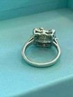 1 Ct Round Simulated Diamond Hello Kitty Wedding Ring 14k White Gold Over Silver