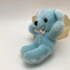 Vintage 1985 Dakin Blue Cuddles Teddy Bear Plush Stuffed Animal 8    Rare