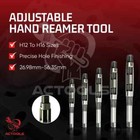 Hand Reamers Set H12-h16 26 98mm-56 35mm  1-1 16  To 2-7 32   Precision Tool Kit