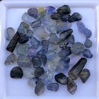 45 Cts Natural Blue Sapphires Unheated Rough Faceting Stones Clean