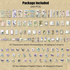 200pcs Vintage Scrapbooking Supplies Kit For Journaling  Scrapbook Sticker Paper