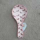 Dachshund Valentine 10 Strawberry Street  - Dogs Pink Porcelain Spoon Rest Nwt