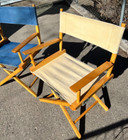 Vintage Gold Medal 60s Mid Century Modern Directors Commanders Folding Chairs