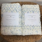 Pottery Barn Teen Loveshackfancy Prairie Wildflower Quilted Sham Set  2    Blue