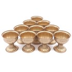 10x Metal Urn Planter Elegant Wedding Centerpieces Vase Gold For Party Top