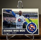 Ronnie Woo Woo Signed Autographed Custom Baseball Card Chicago Cubs Auto
