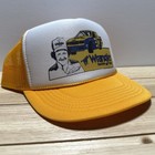 Vintage Dale Earnhardt Wrangler Racing Team Trucker Snapback Cap Hat Gold Unworn