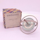 X-rare Vintage 1950   s Argentine Metal Spinning Gyroscope Top Toy W  Original Box