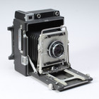Late Graflex 4x5 Crown Graphic W 135mm Optar Holders Grafmatic   Roll Film Back