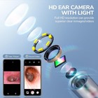 Otoscope 3 9mm Ultra-thin Ear Camera With 6 Led Lights For Iphone 15 for Android
