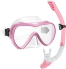 Adult Tempered Glass Diving Set Scuba Anti-fog Goggles And Snorkeling Mask Tube